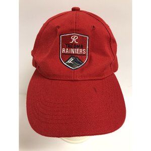 Tacoma Rainiers Red Embroidered Adjustable Baseball Hat